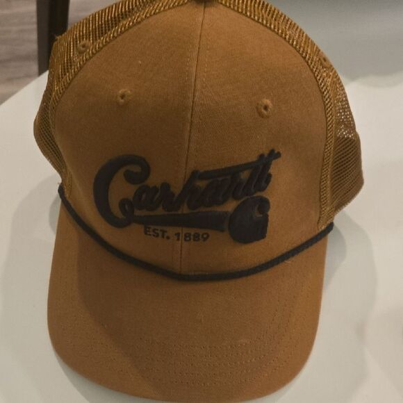 Carhartt Tan Mesh Back Hat - Picture 3 of 6